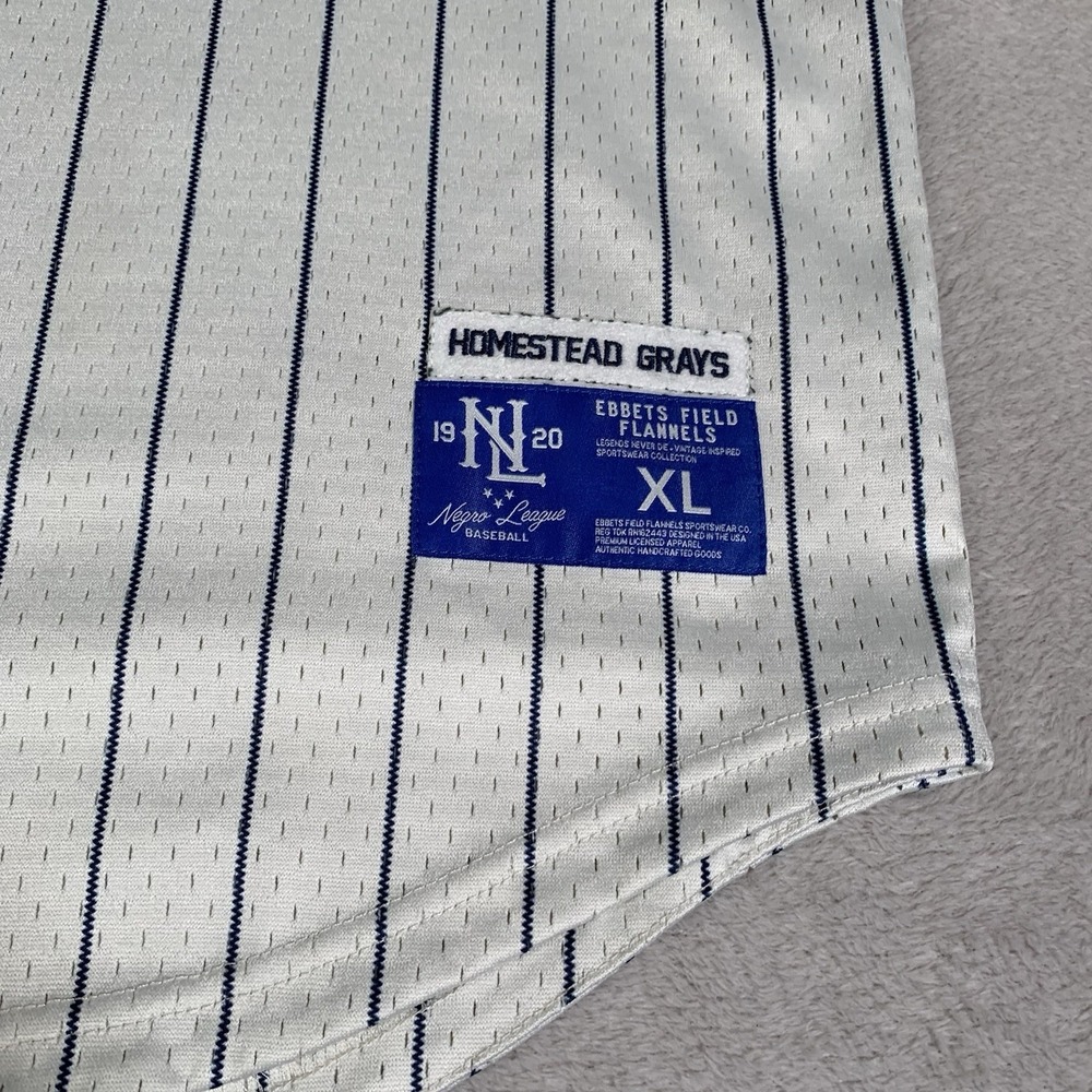 Ebbets Field Flannels Men's Washington Homestead Grays Baseball Jersey XL - Picture 3 of 16